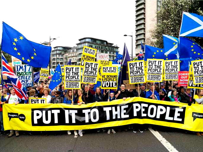 Protestos contra o Brexit