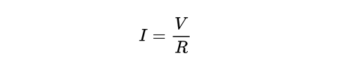 Lei de Ohm para a condutividade elétrica.