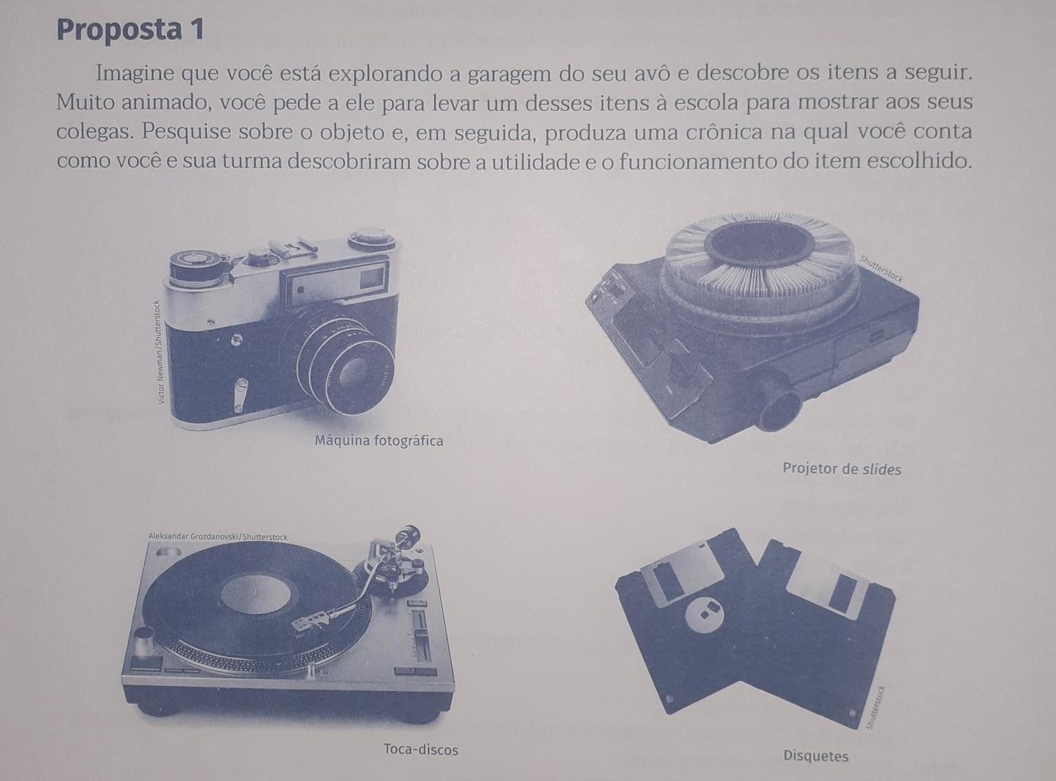 Proposta 1 Imagine que você está explorando a garage