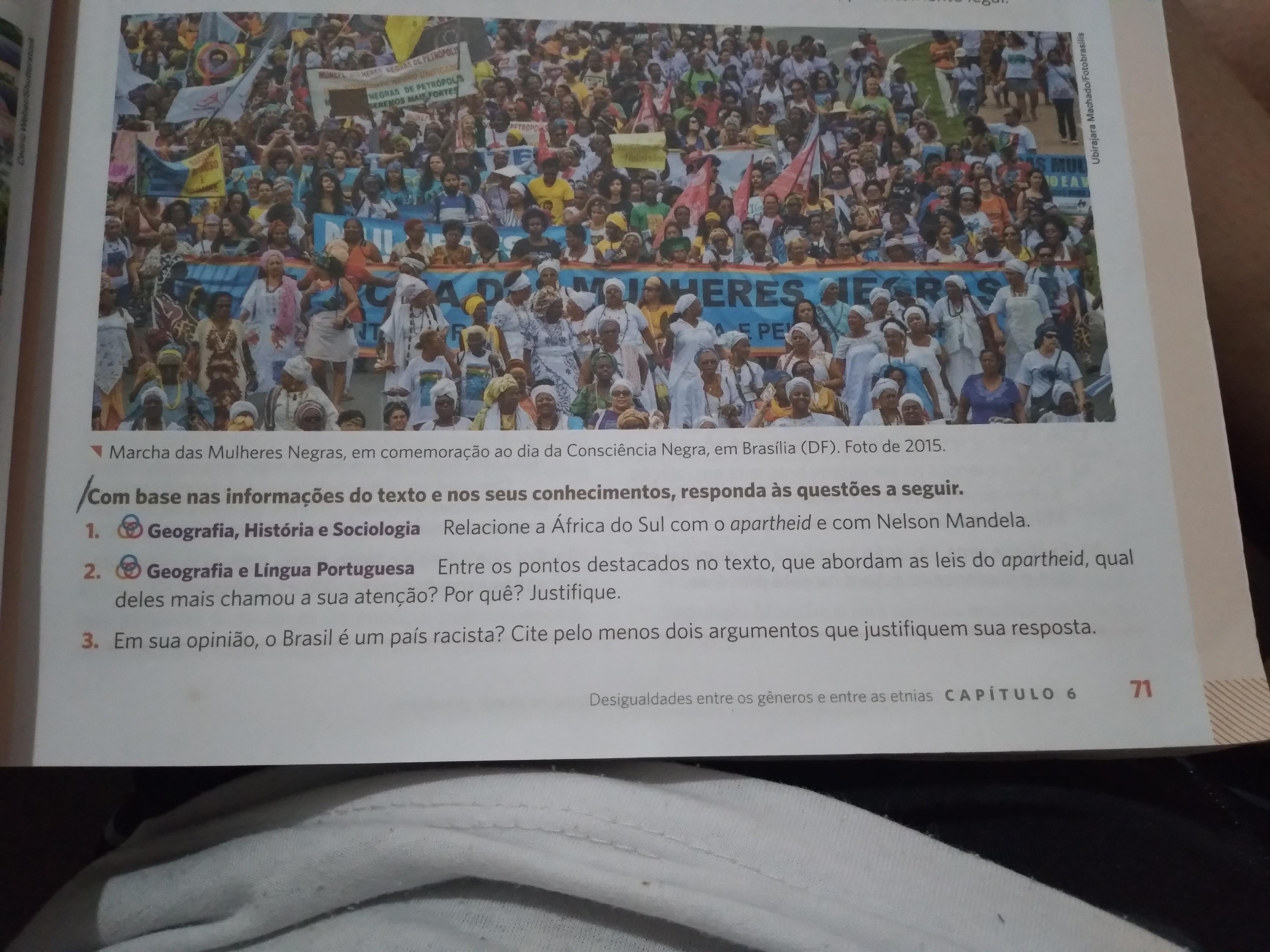 Questões de geografia pg 71