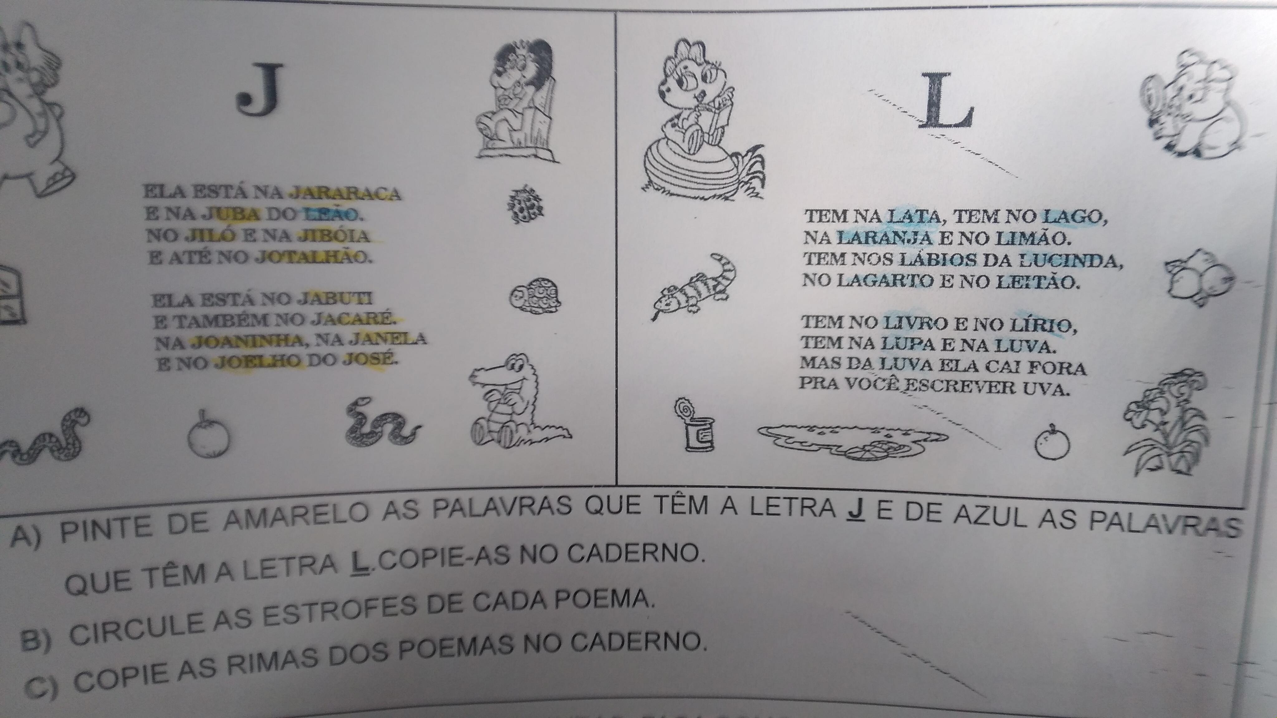 Gente mim ajude com essa letra C por favor