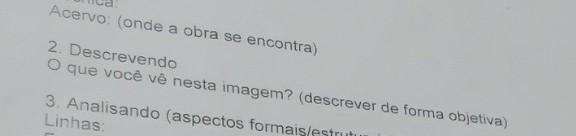 me ajudem nessas 2 perguntas fala sobre o quadro (o homem de amarelo) ​
