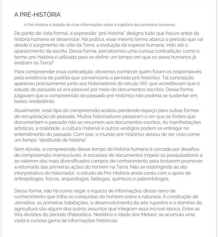 fazer um comentário crítico