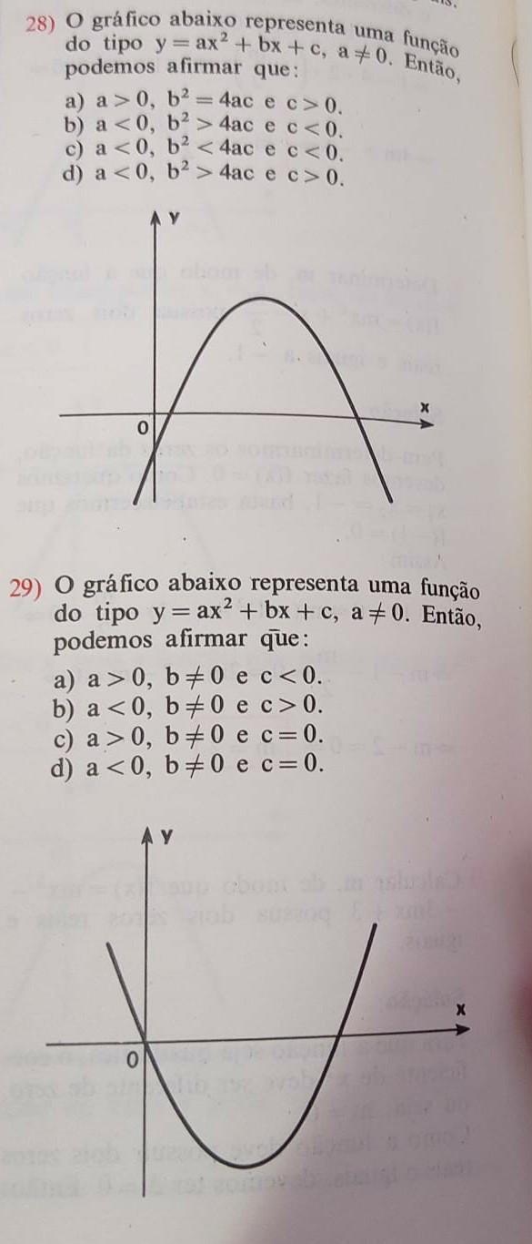 Resolução das questões 28) e 29) da foto.Cálculos e respostas.​