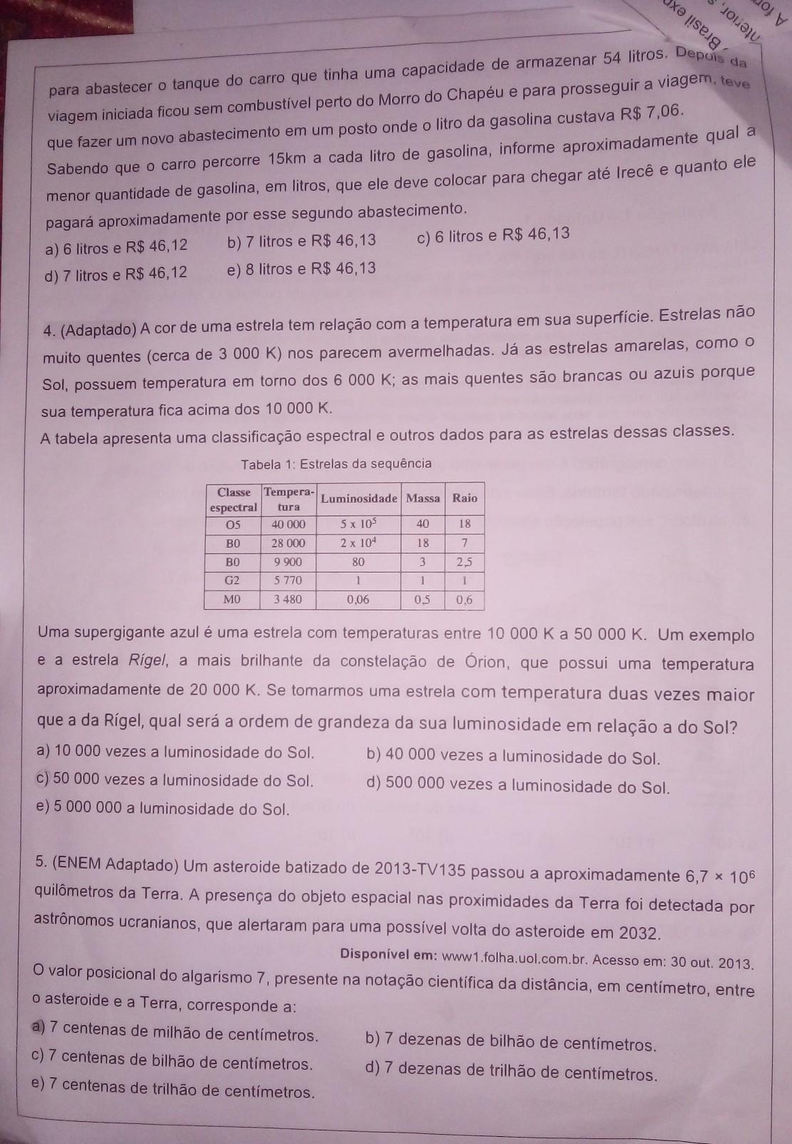 .Eu preciso urgente das contas e das resposta as perguntas