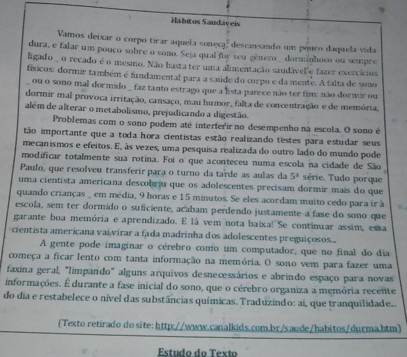 sobre oq trata o texto que vc leu ? onde foi publicado?​