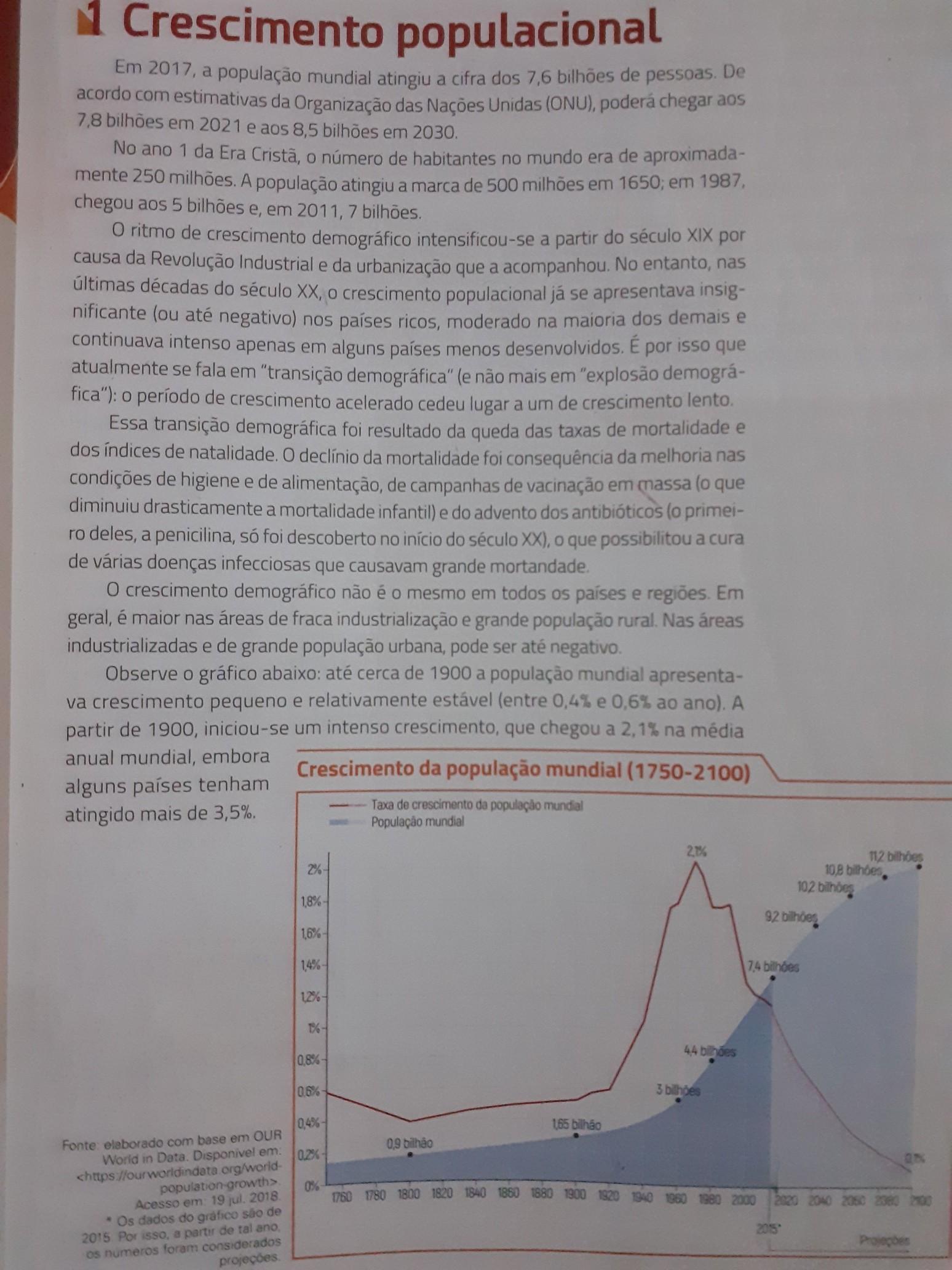 Faça um texto falando oq achou sobre o crescimento populacional (mínimo 6 linhas)