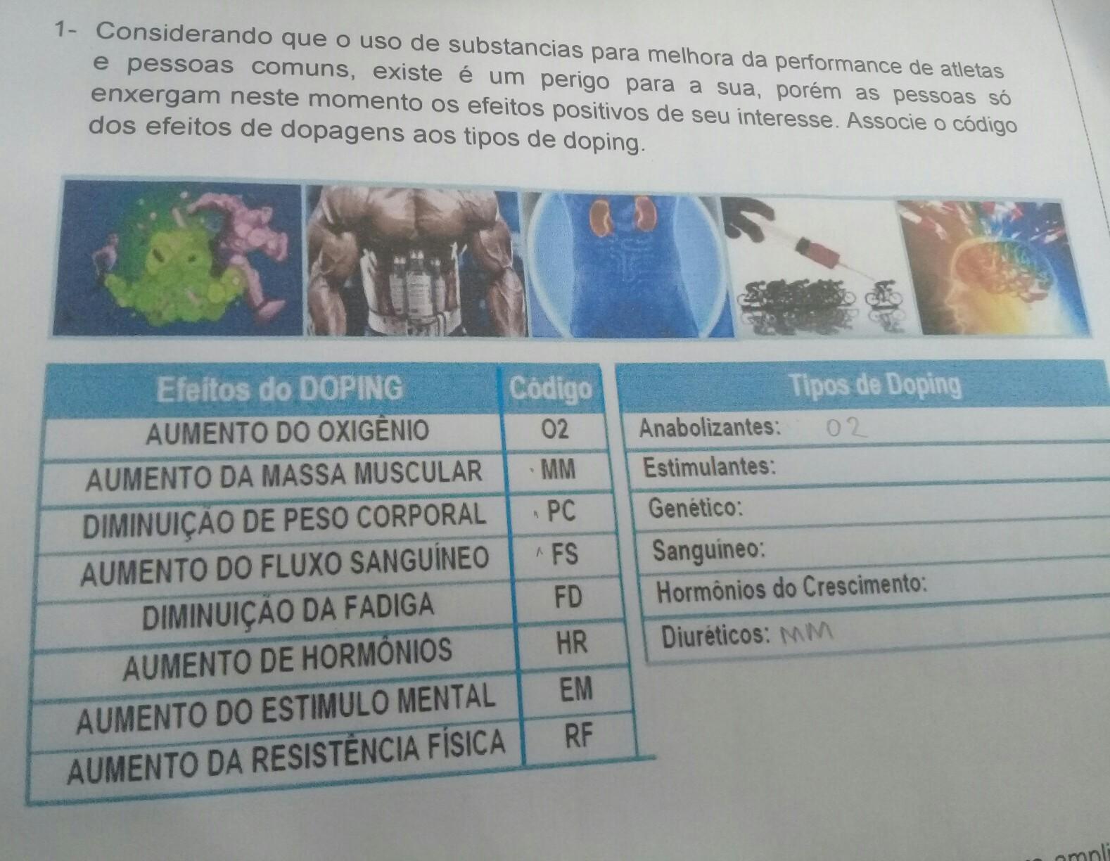 Atividade de educação física