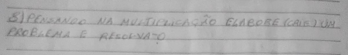 gente eu tenho que criar uma pergunta pra mim mesmo e tenho