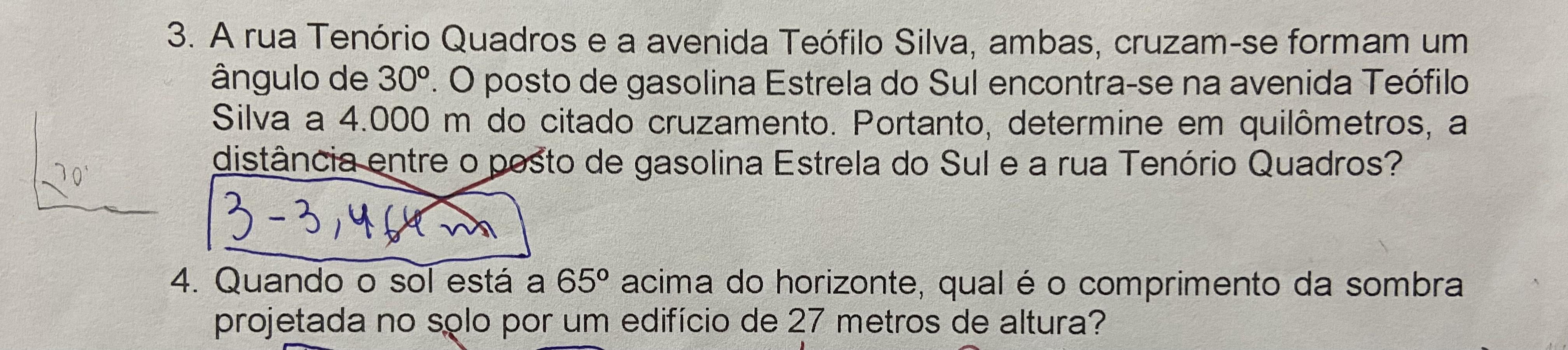 Preciso de uma correção dessas questões abaixo: