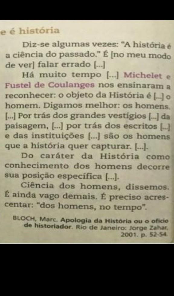 que idéia o autor do texto ​