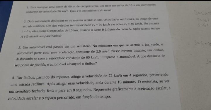 movimento uniforme e movimento uniformemente variado 