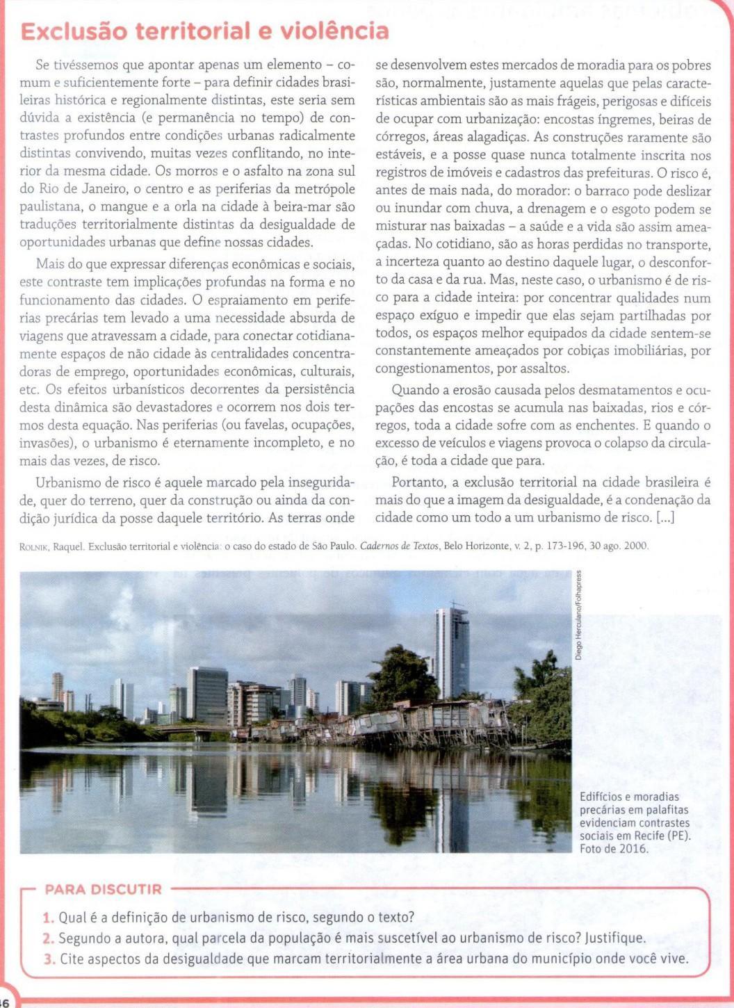 segundo a autora qual a parcelas de população é mais susc