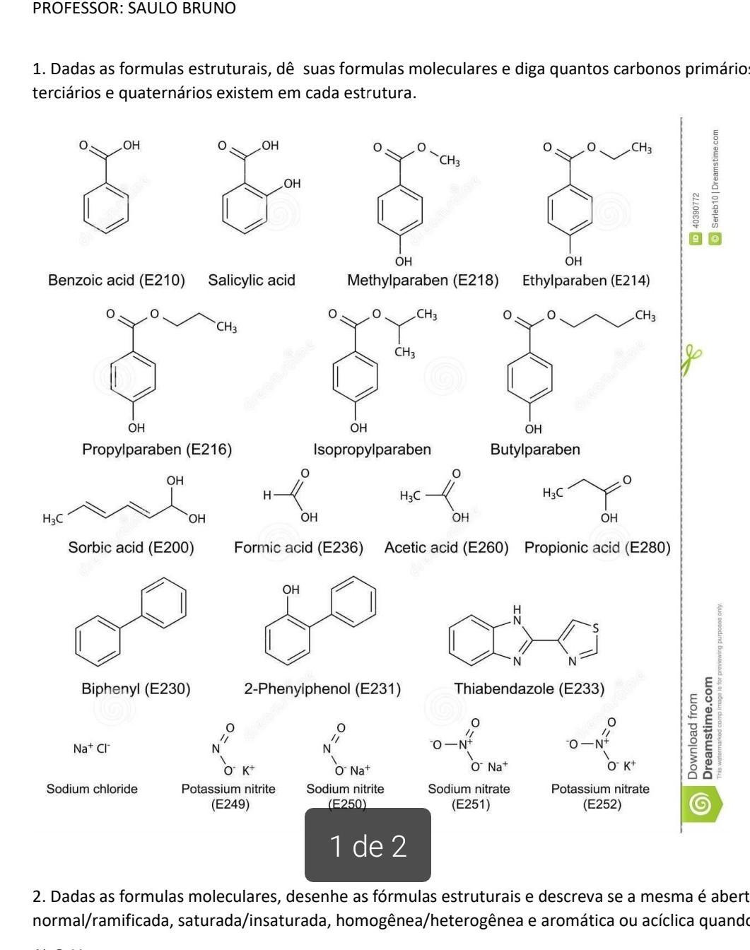 gente ,me ajudem prova de química.