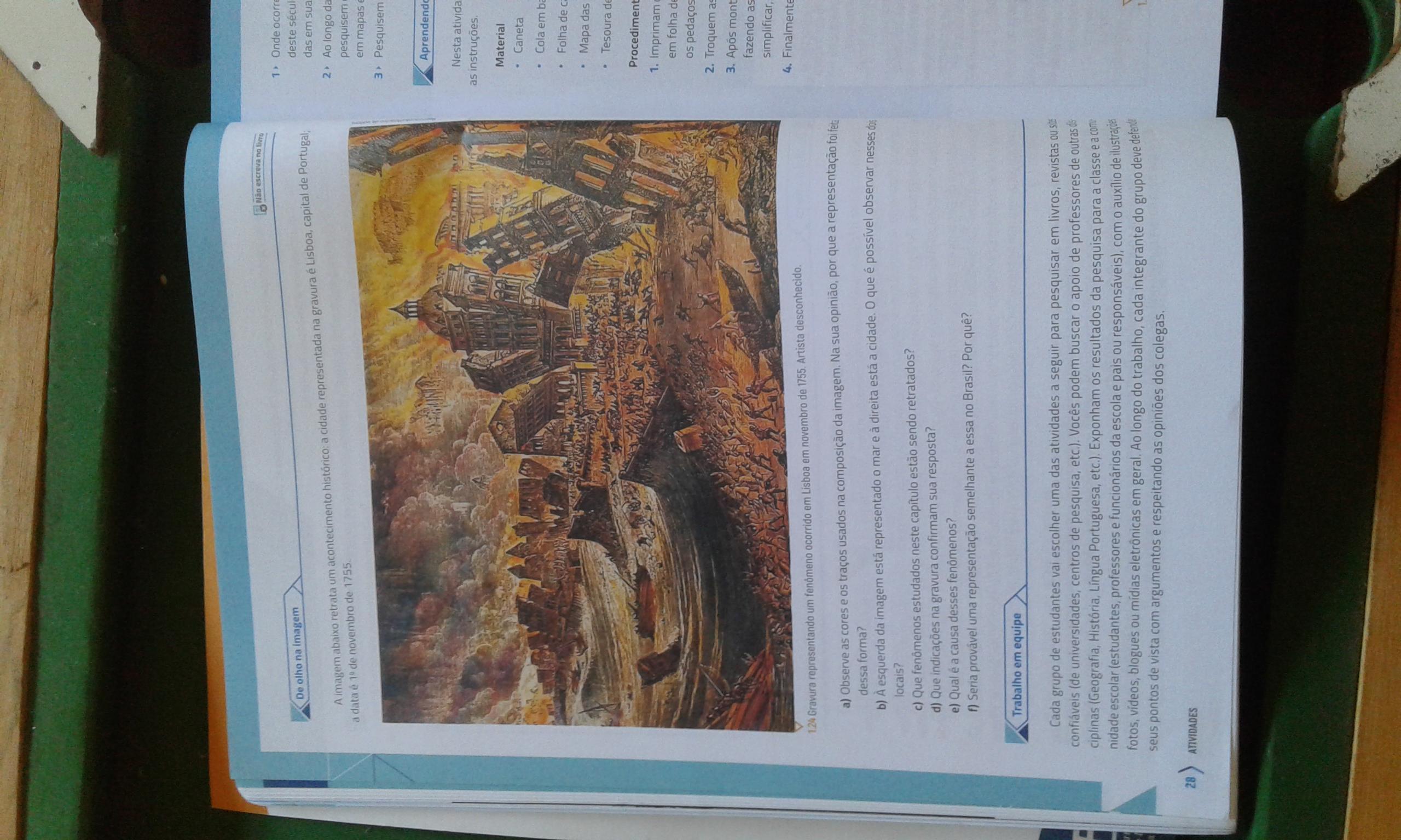A,observe as cores e os traços usados na composição da im