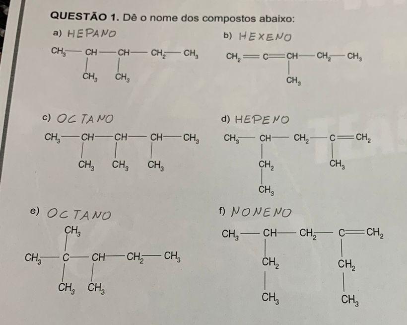 por favor! me ajudem, qual nomes do composto ​