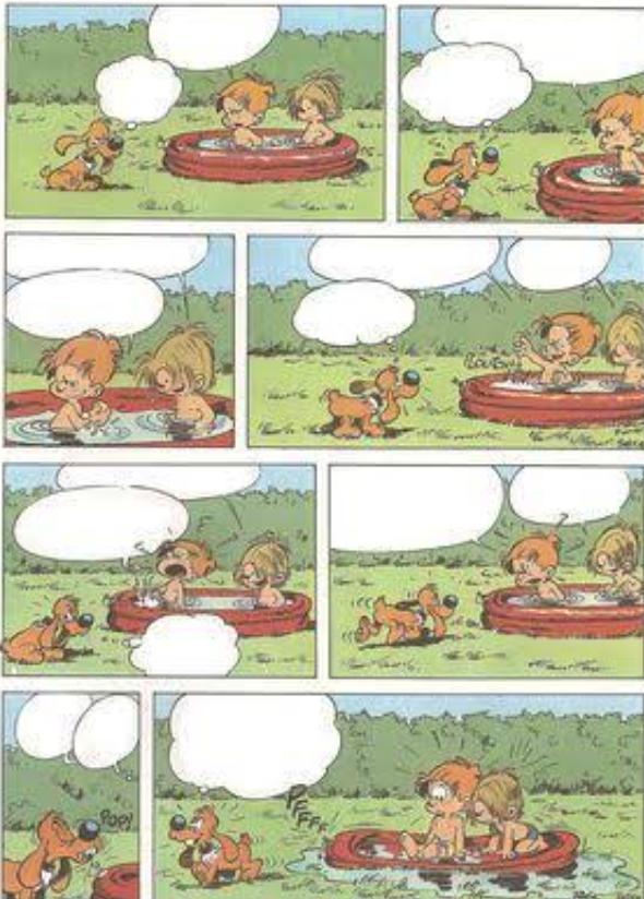 Agora é com você!Crie uma pequena história em quadrinhos.