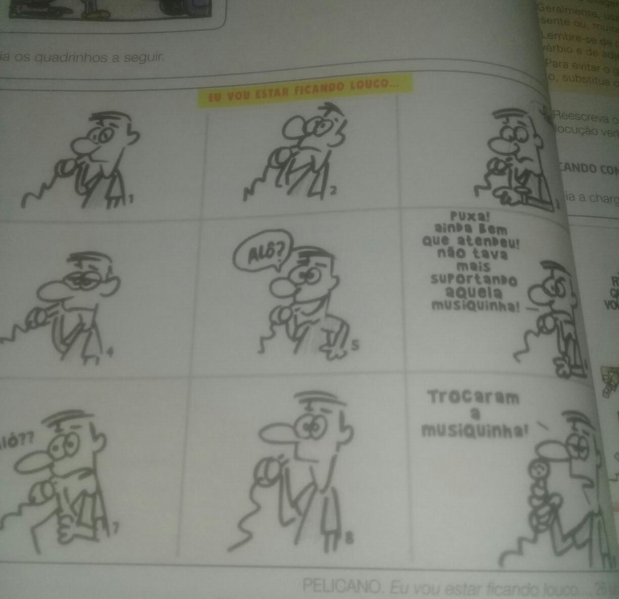 leia os quadrinhos a seguir qual situação é retratada nos quadrinhos? 
