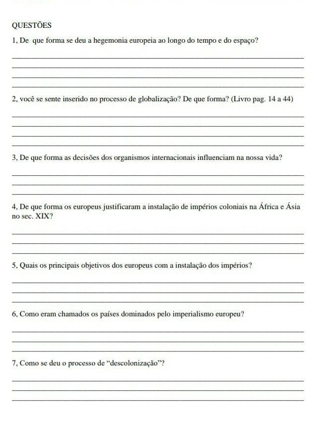 por favor mim ajudem é um trabalho de geografia pra amanha 