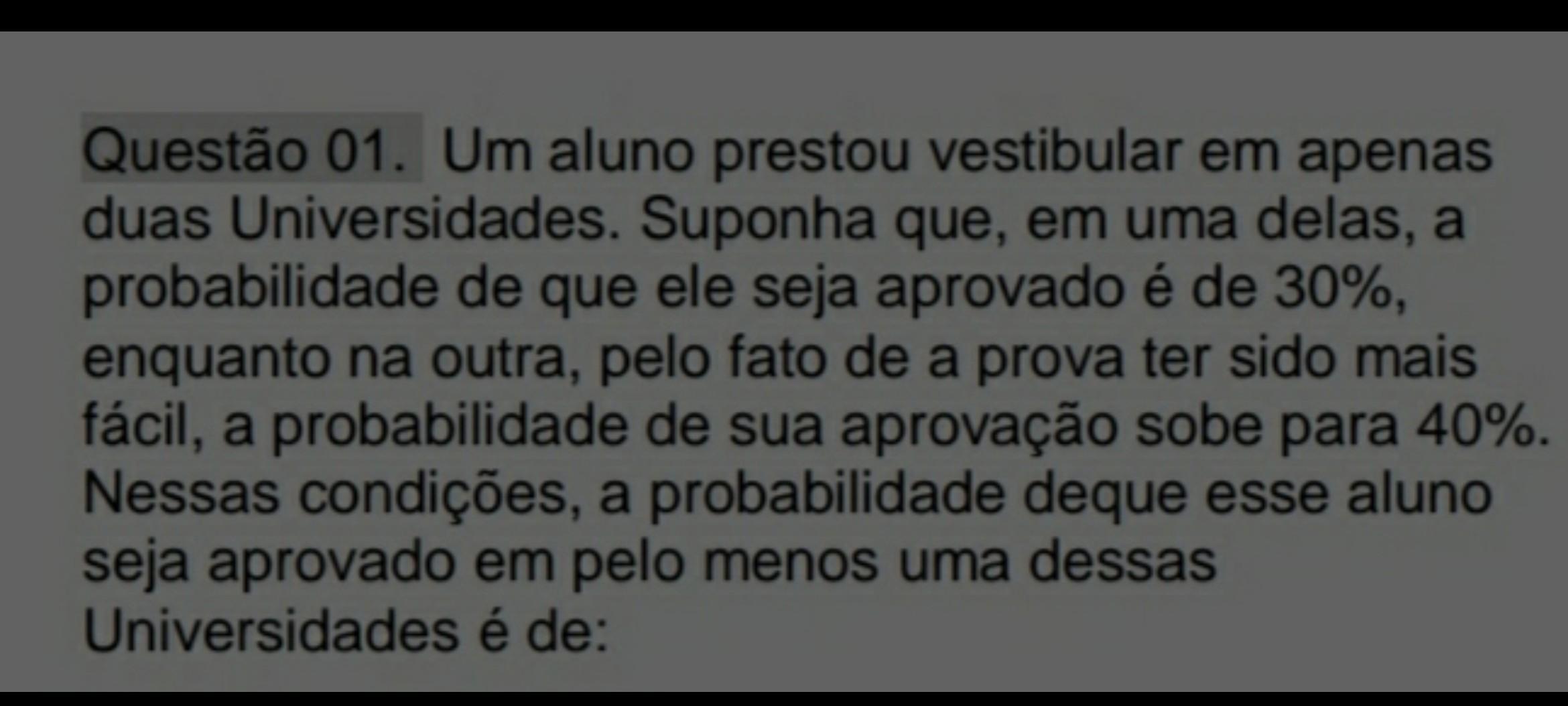 Responda com os cálculos ​