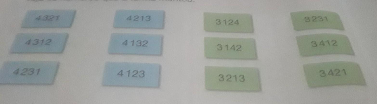 leia os números escritos nos cartões azuis dos números escritos nos cartões verdes Qual é o maior e qual é o menor​