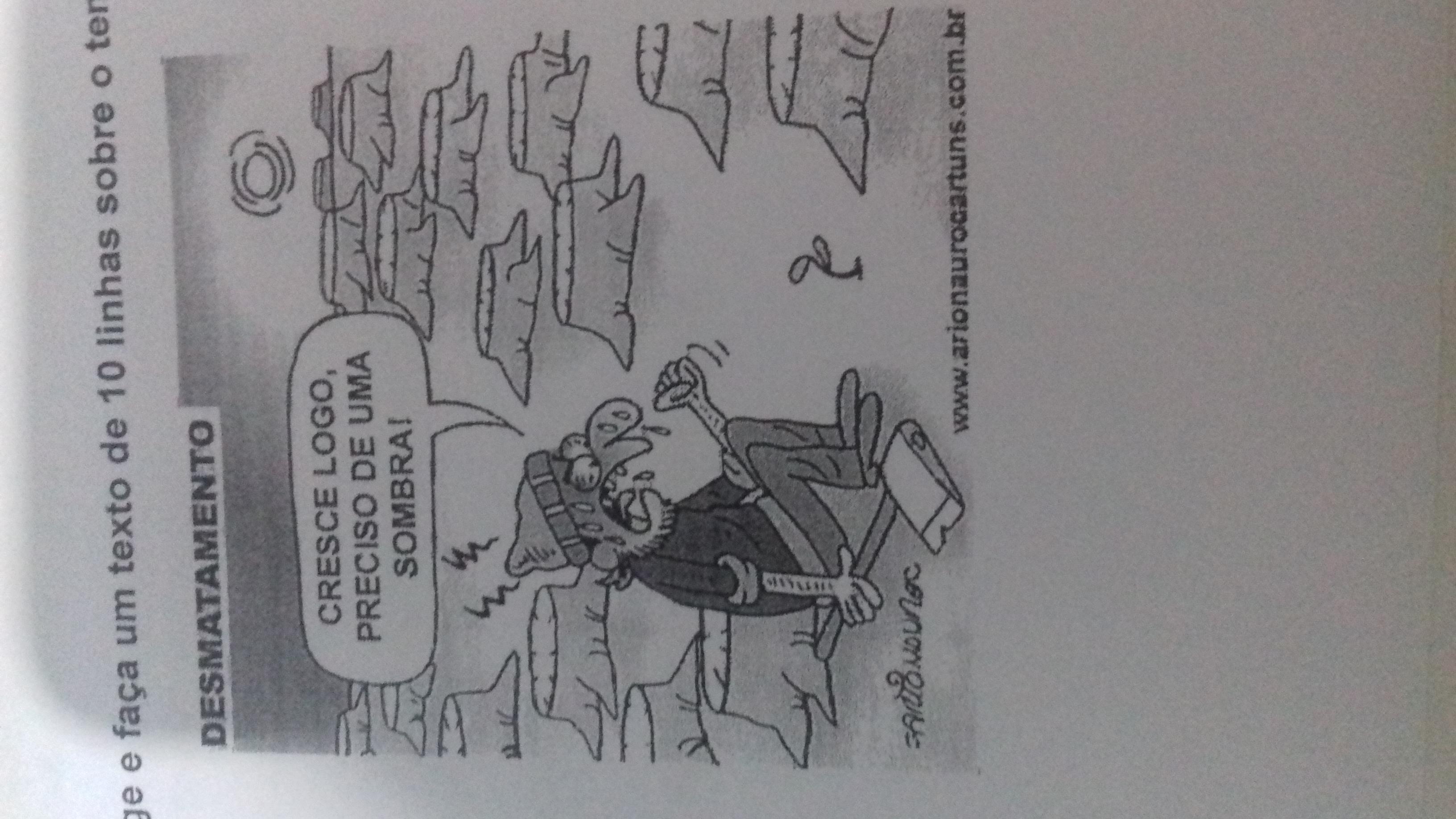 9)interprete a charge e faça um texto de 10 linhas sobre o tema:preciso entregar o trabalho amanhã
