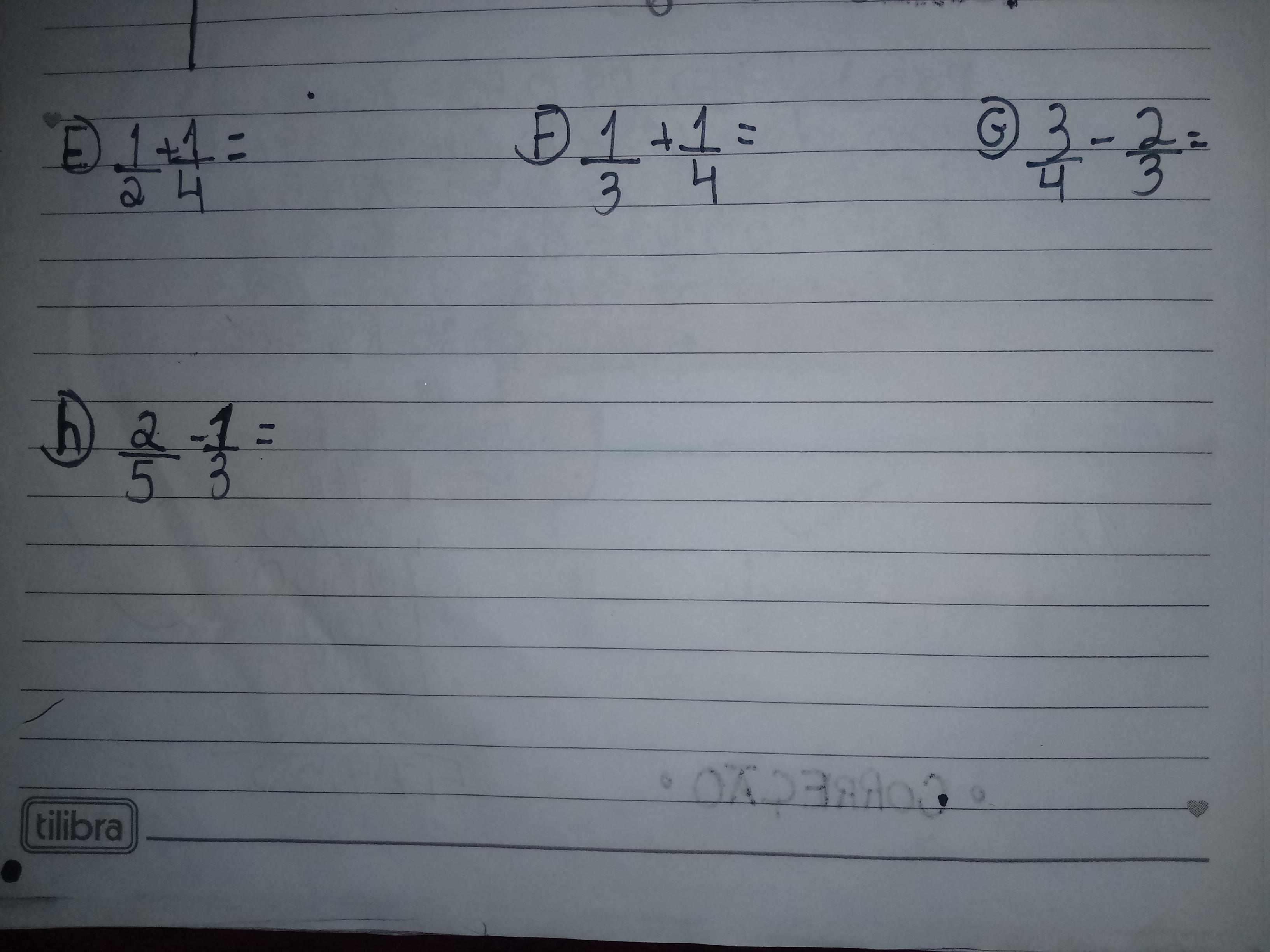 Boa noite pessoal. . .Poderiam me ajudar em 4 questões?! Bom, eu preciso para hoje.(Tem q simplificar)Pfvr me ajudem! <3