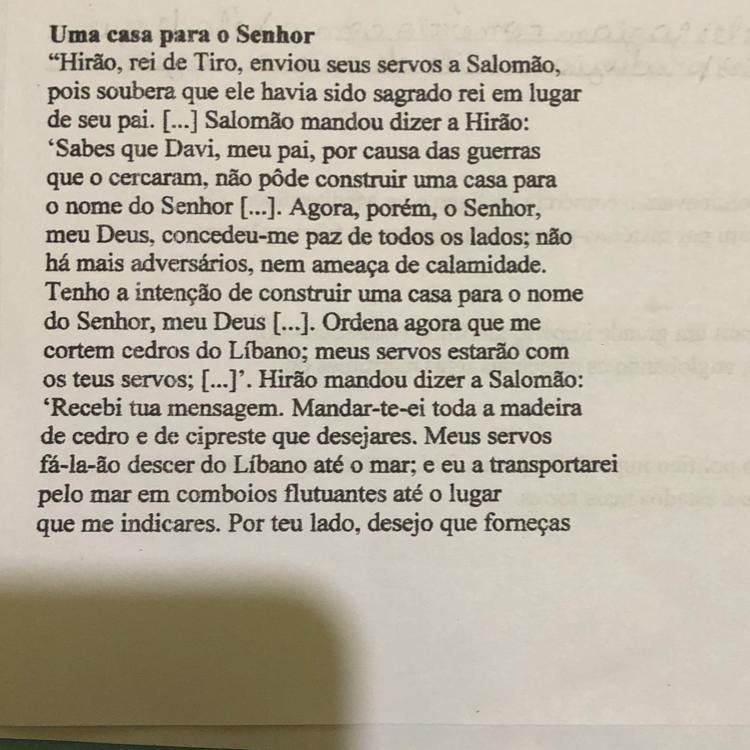 o que levou Salomão a procurar o rei de tiro?