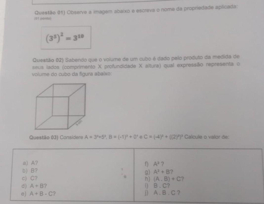alguém me ajuda? preciso disso para amanhã