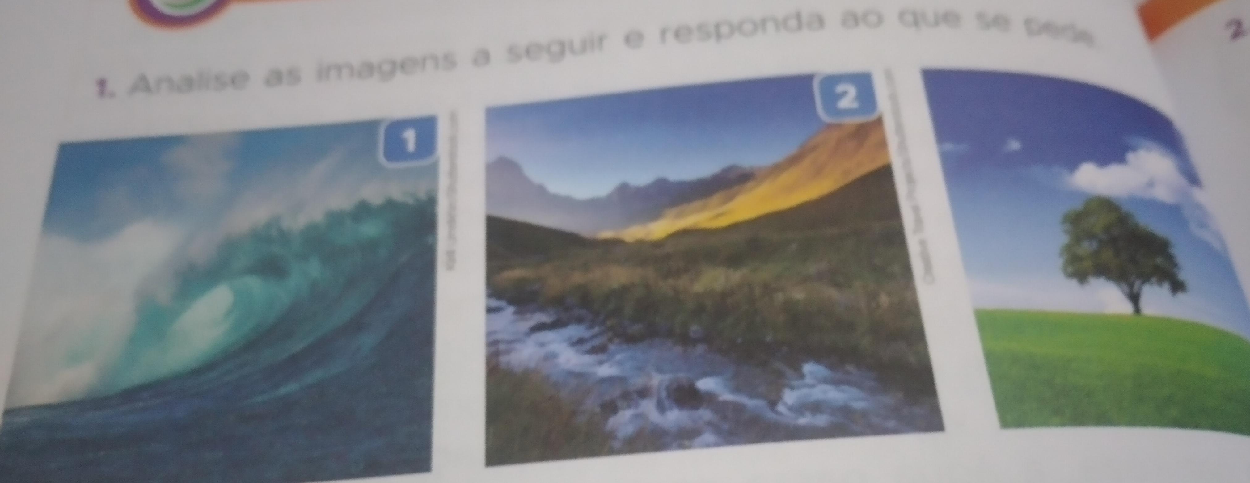 Em qual imagem a água é apropriada para o consumo humano? Justifique sua resposta.