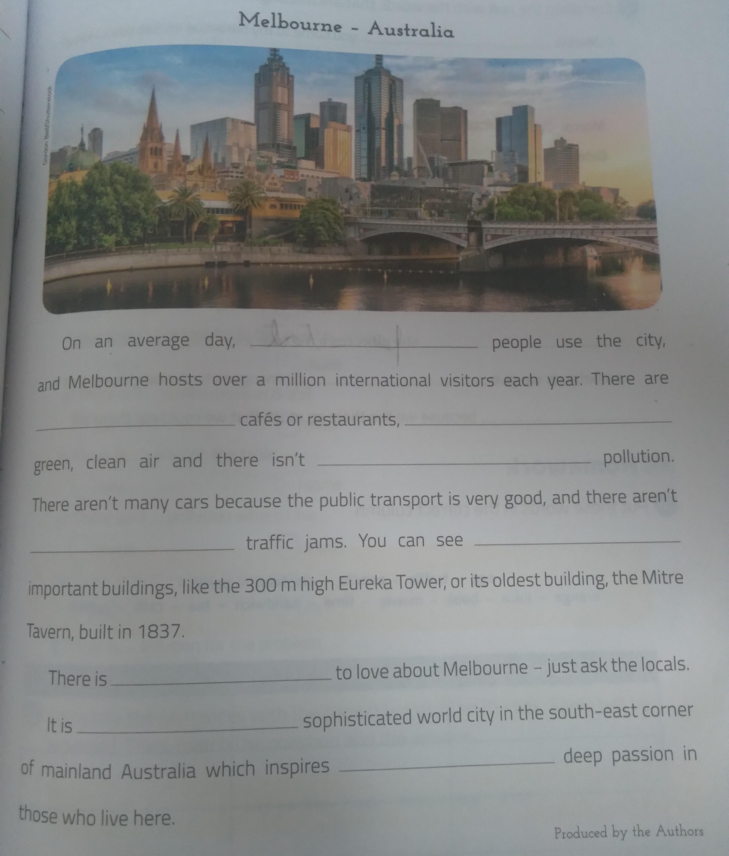 ( 1 ) Let's learn something about a faraway city. This is a