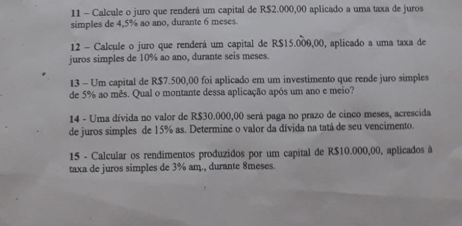 AJUDEM questões 13,14 e 15!