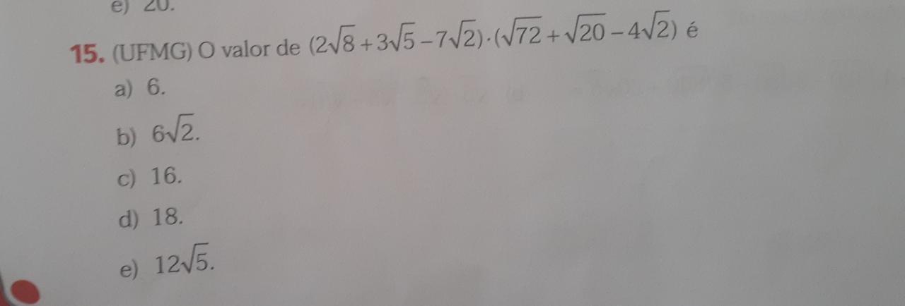 Me ajudem por favor na questao abaixoCom a conta