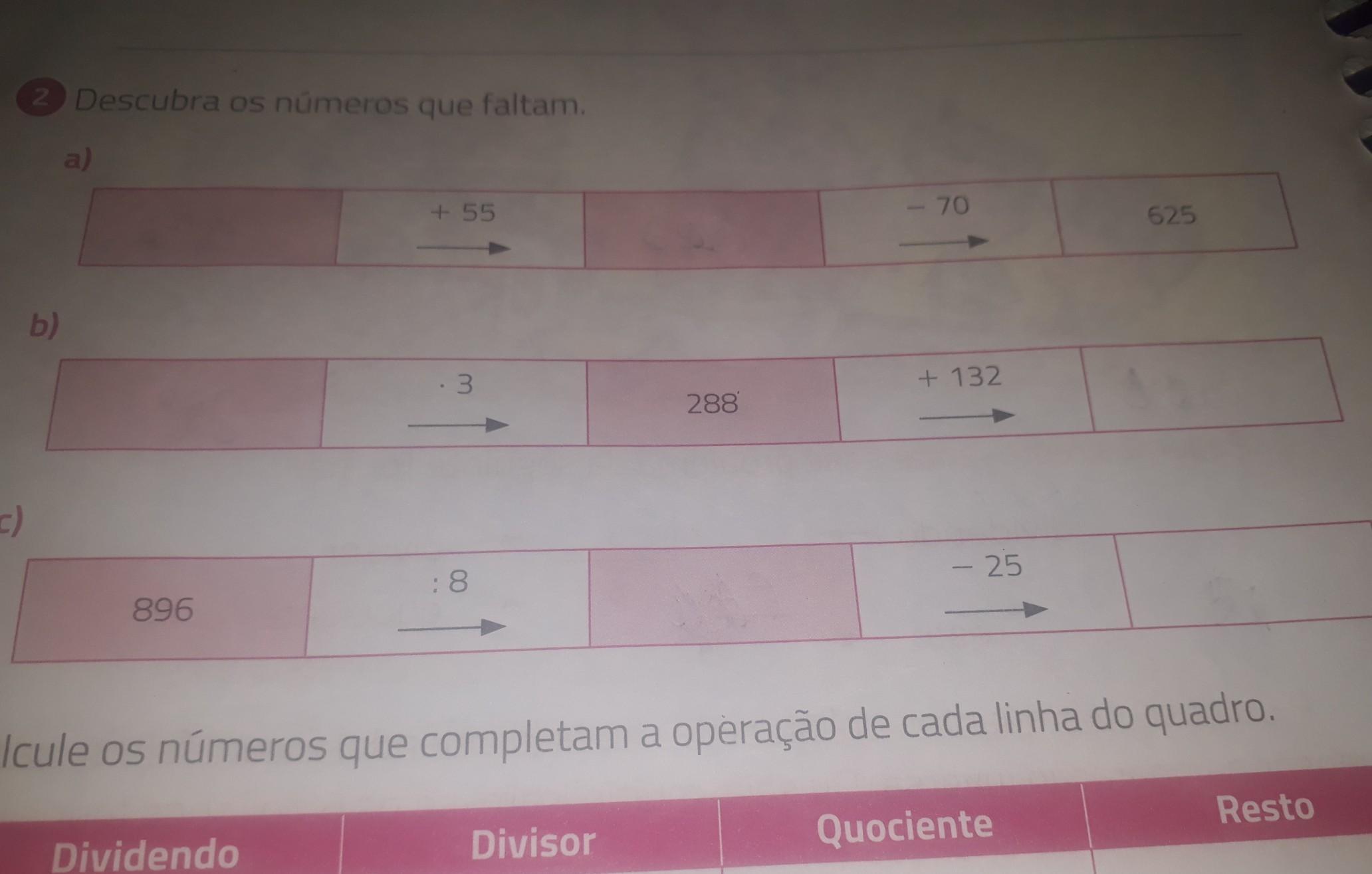 podem me ajudar?? descubra os números que faltam ​