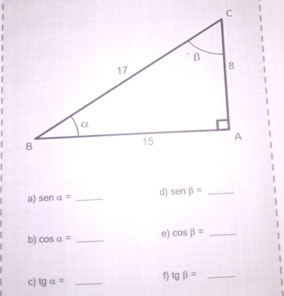 neste triângulo retângulo, calcule : ajuda ai por favor, e