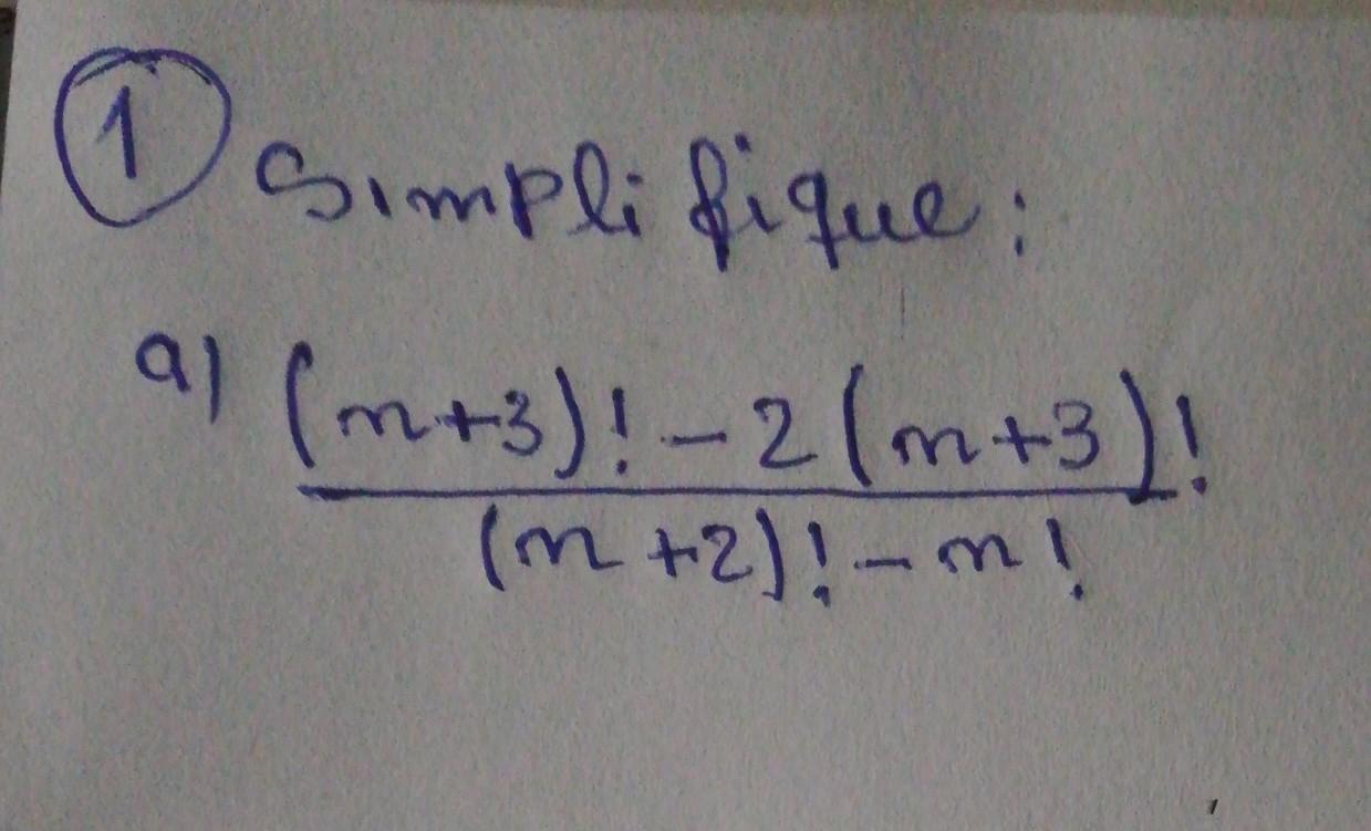 simplifique pn+1-pn sobre n! 